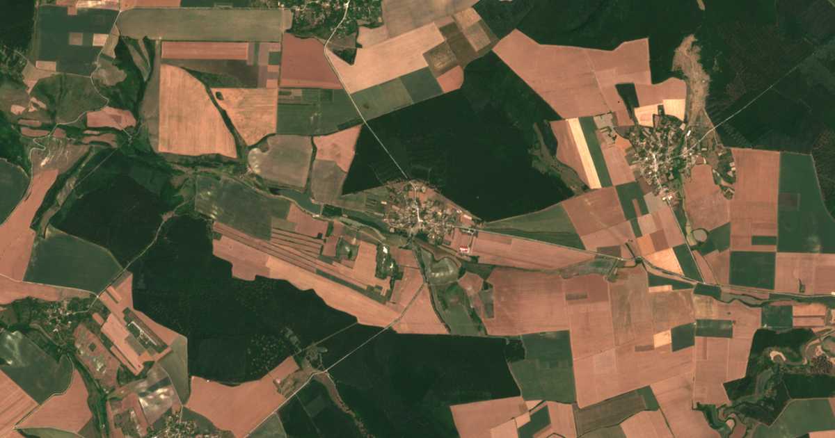 Hartă satelitară: Trănița