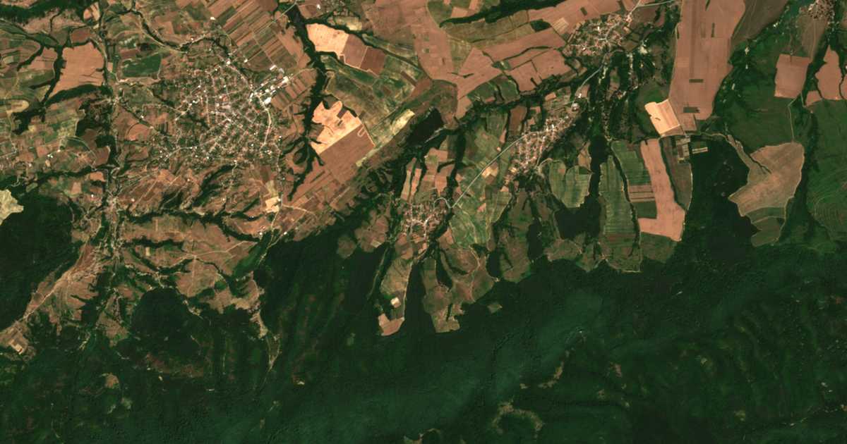 Hartă satelitară: Kraigorți