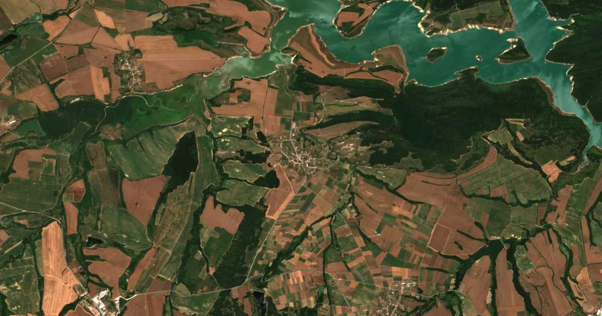 Hartă satelitară: Malomir