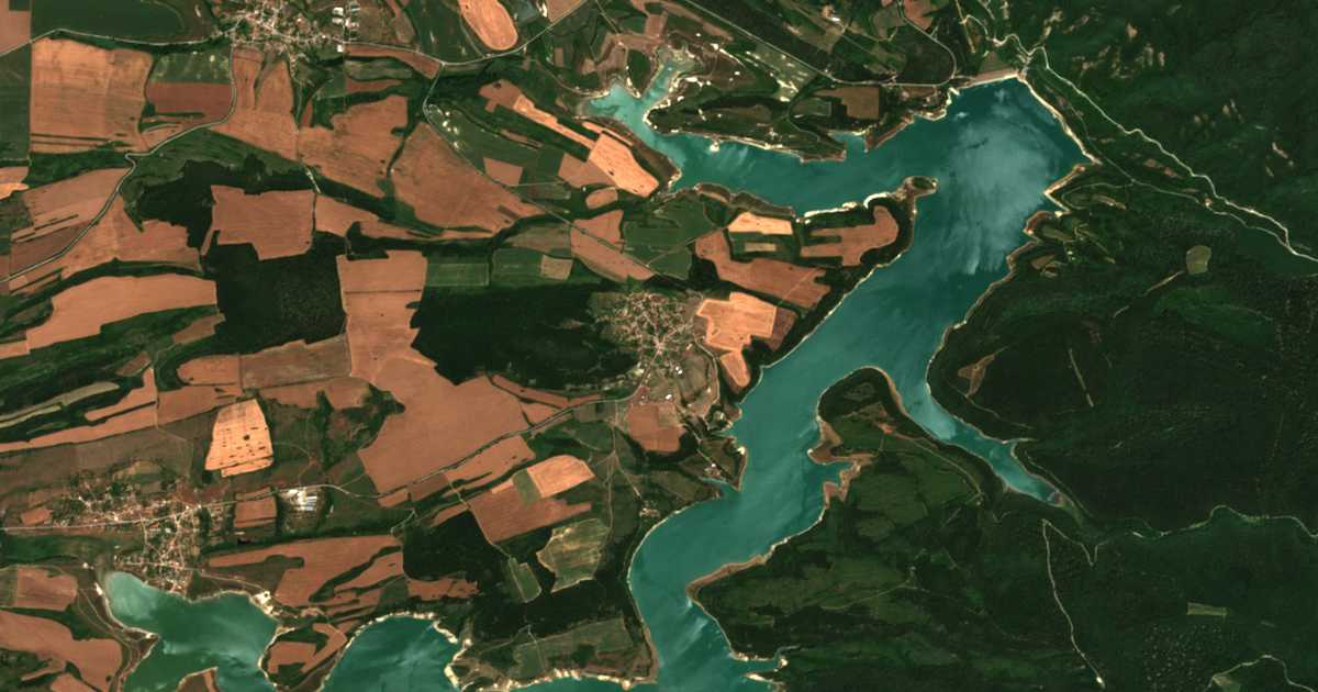 Hartă satelitară: Sușina