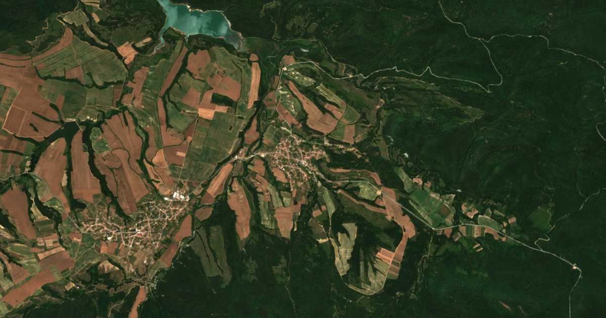 Hartă satelitară: Tușovița