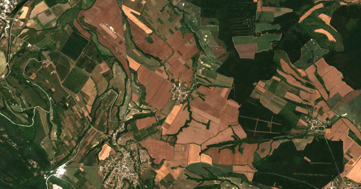 Hartă satelitară: Mokreș