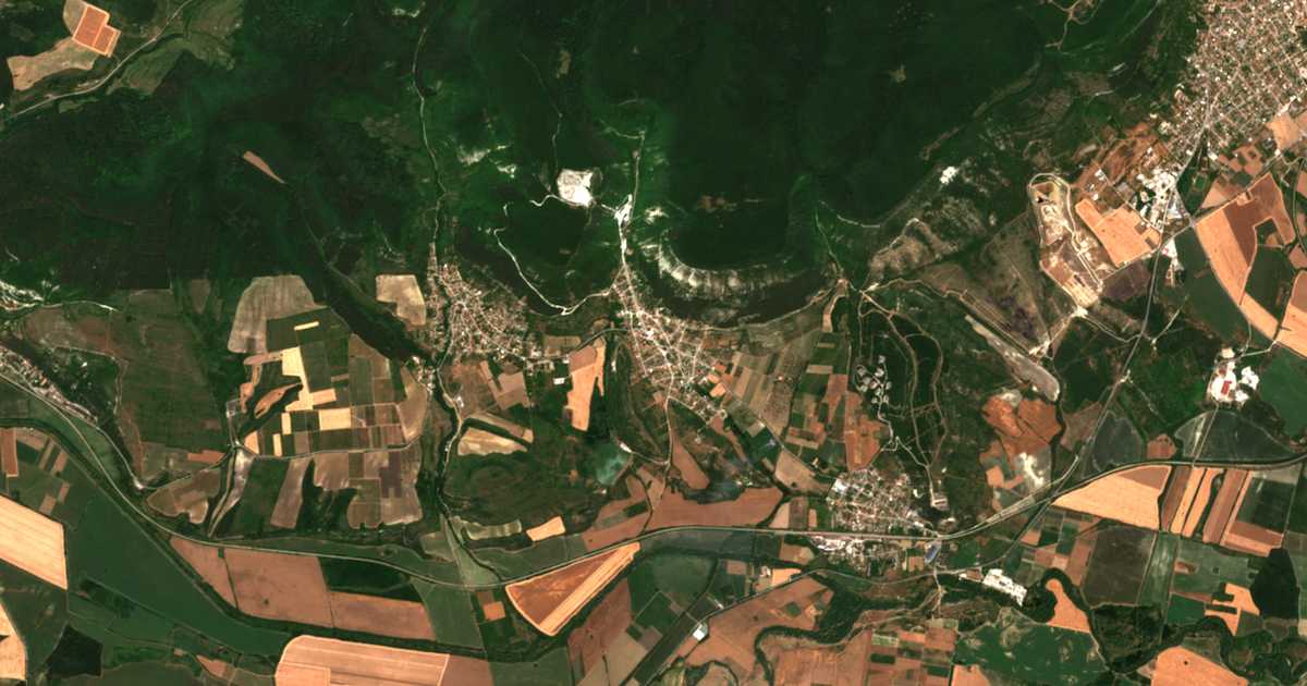 Hartă satelitară: Troița