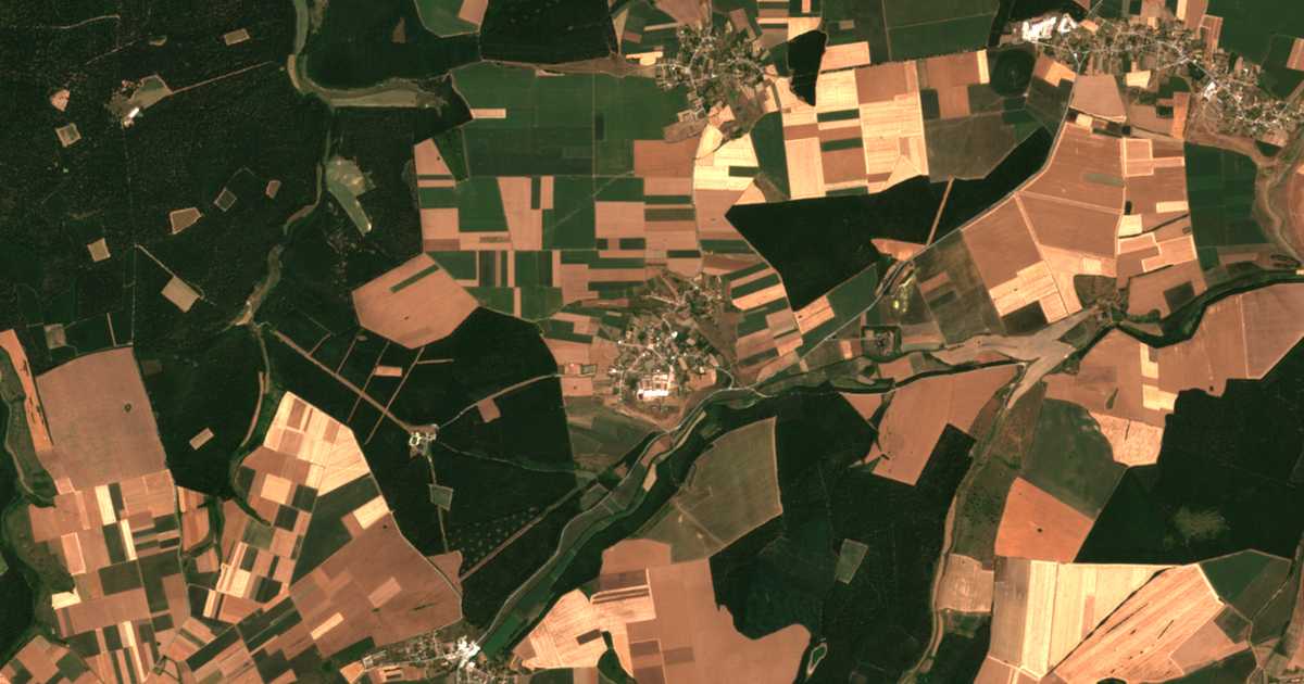 Hartă satelitară: Osenoveț