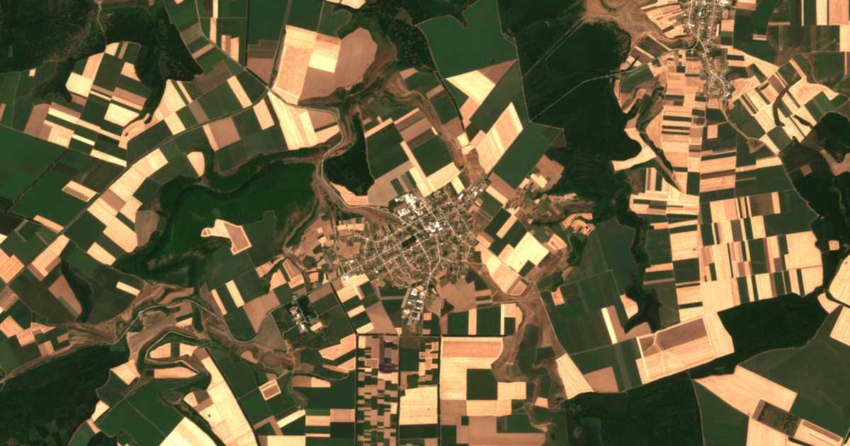 Hartă satelitară: Okorș