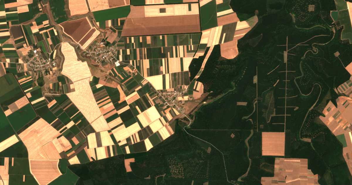 Hartă satelitară: Padina