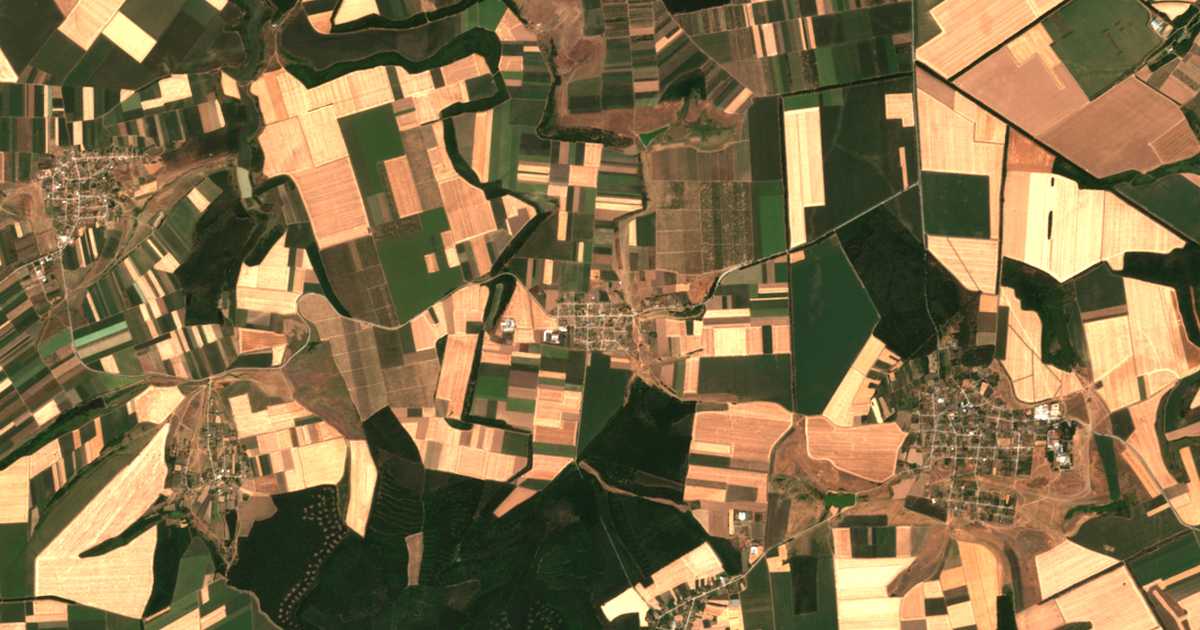 Hartă satelitară: Bosna