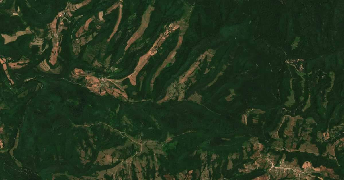 Hartă satelitară: Dăbova