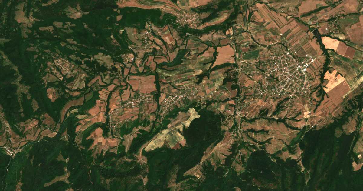 Hartă satelitară: Malko Selo