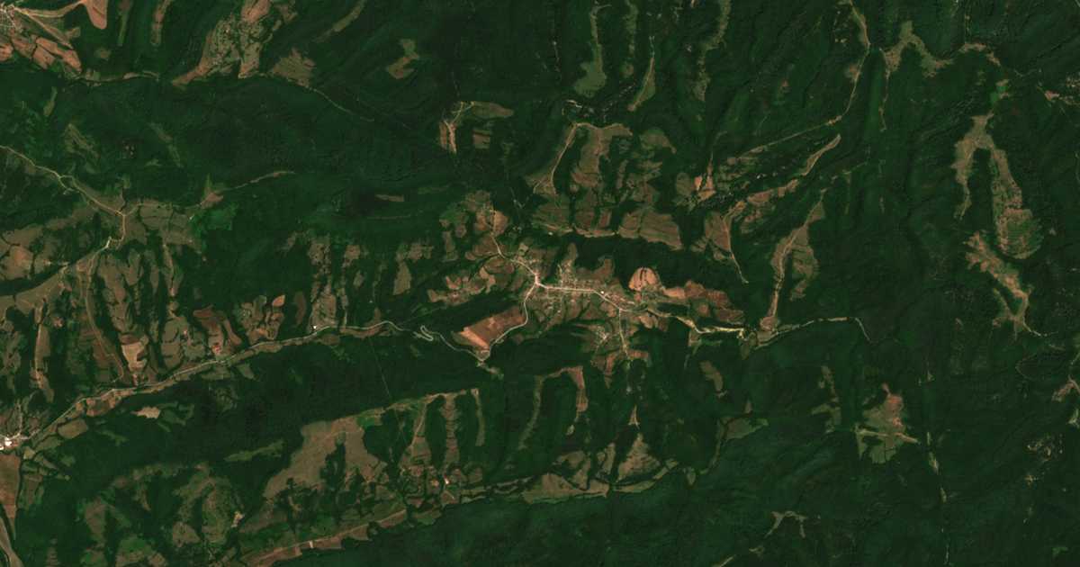 Hartă satelitară: Strelți