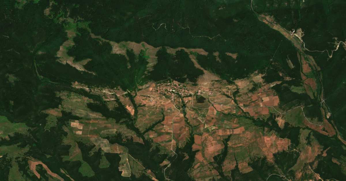 Hartă satelitară: Jeravna