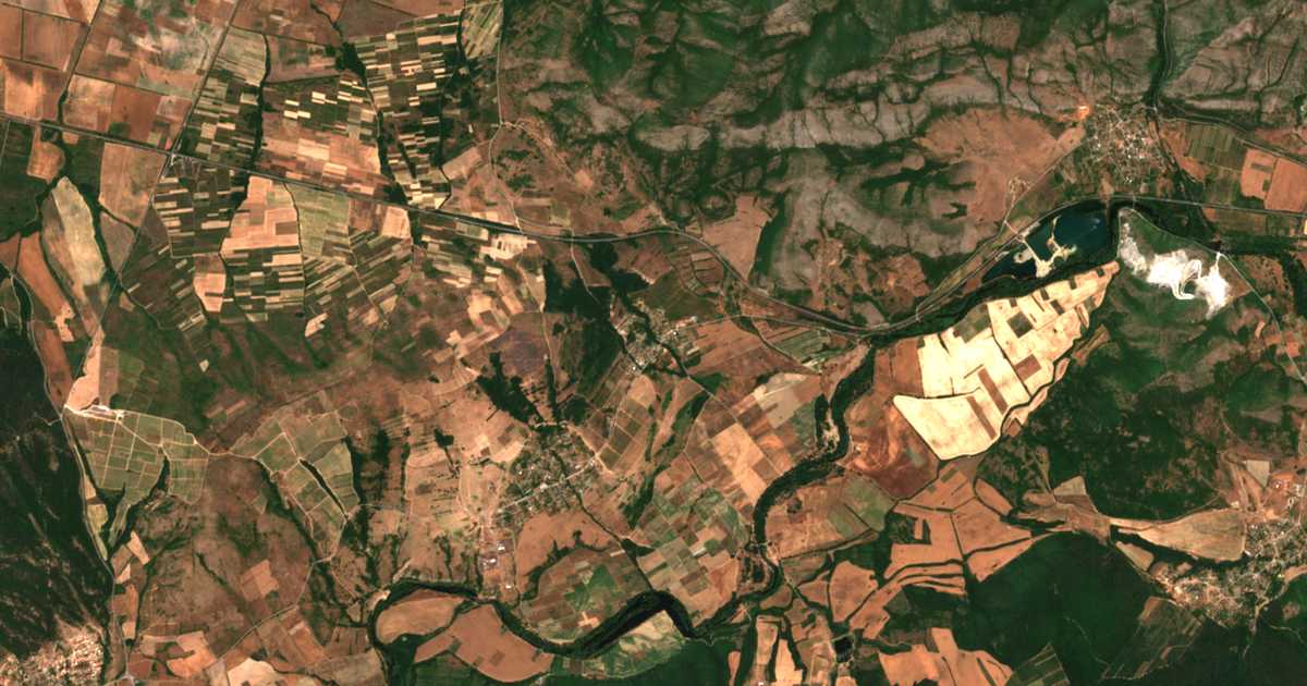 Hartă satelitară: Blizneț