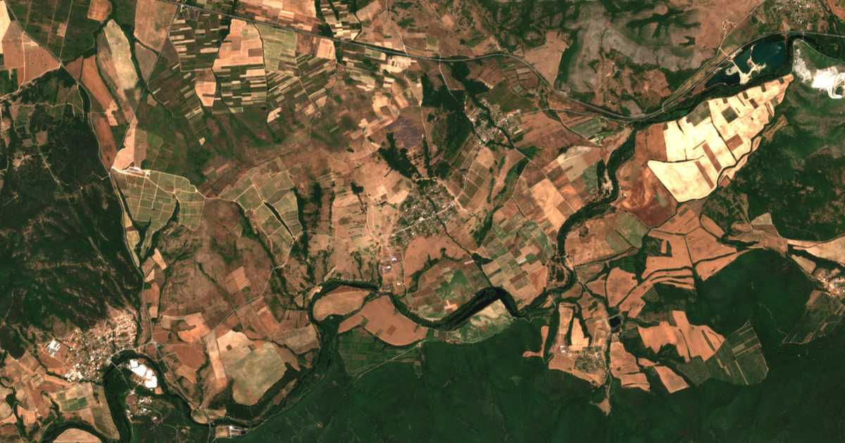 Hartă satelitară: Cervenakovo