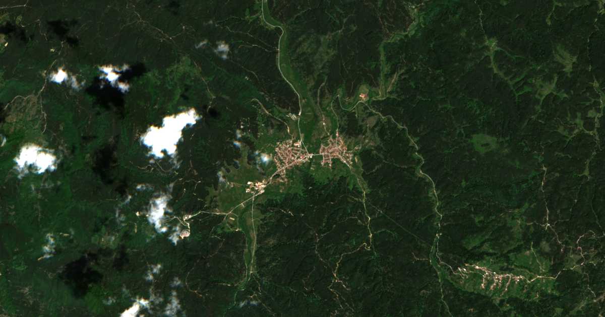 Hartă satelitară: Barutin