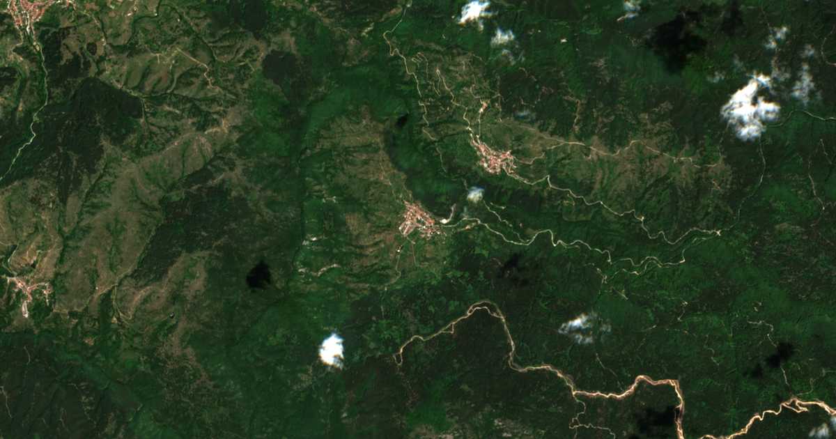 Hartă satelitară: Brășten