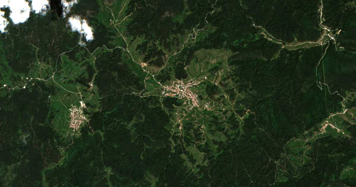 Hartă satelitară: Zmeița