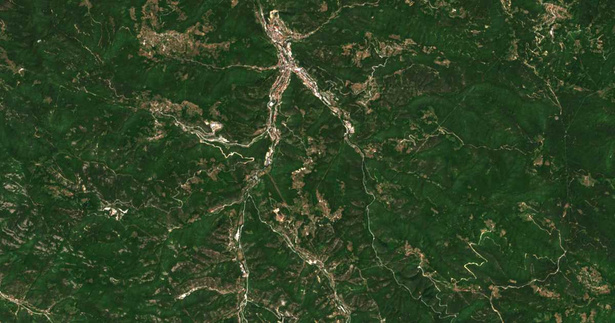 Hartă satelitară: Borinovo