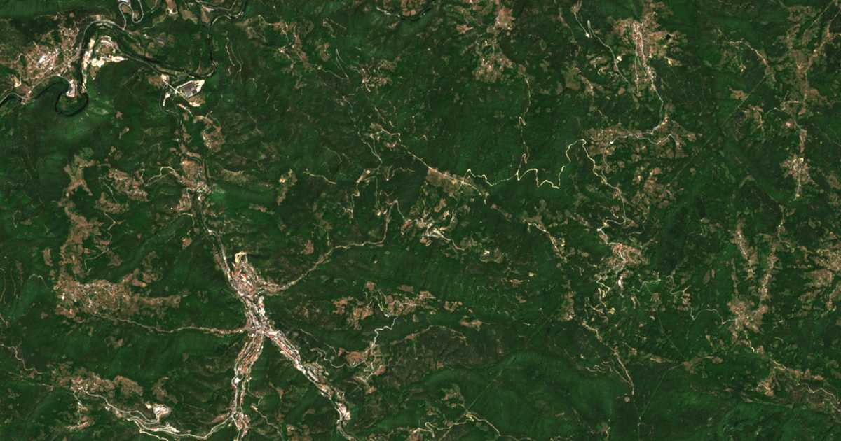 Hartă satelitară: Mitovska