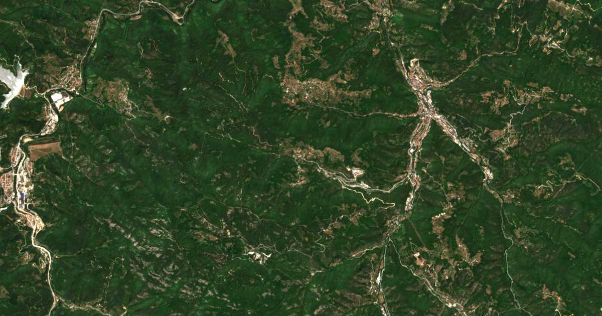 Hartă satelitară: Șarenska