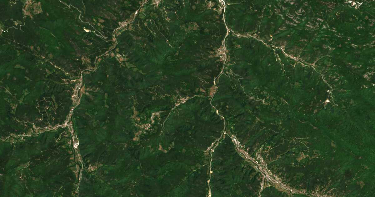 Hartă satelitară: Gramade