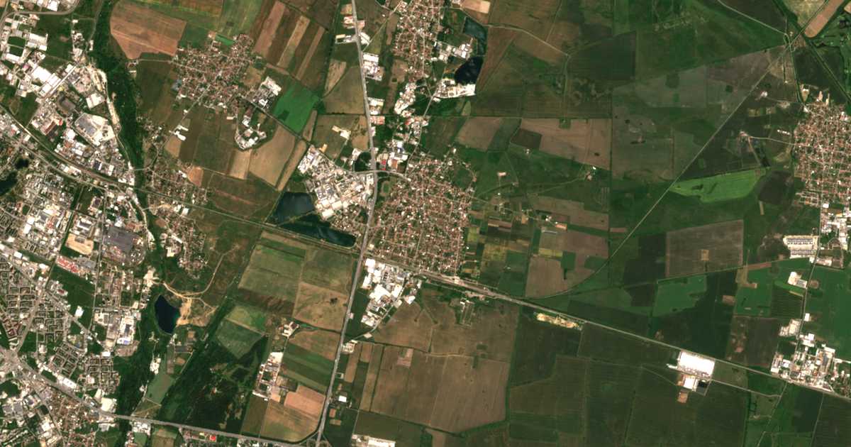 Hartă satelitară: Kazicene