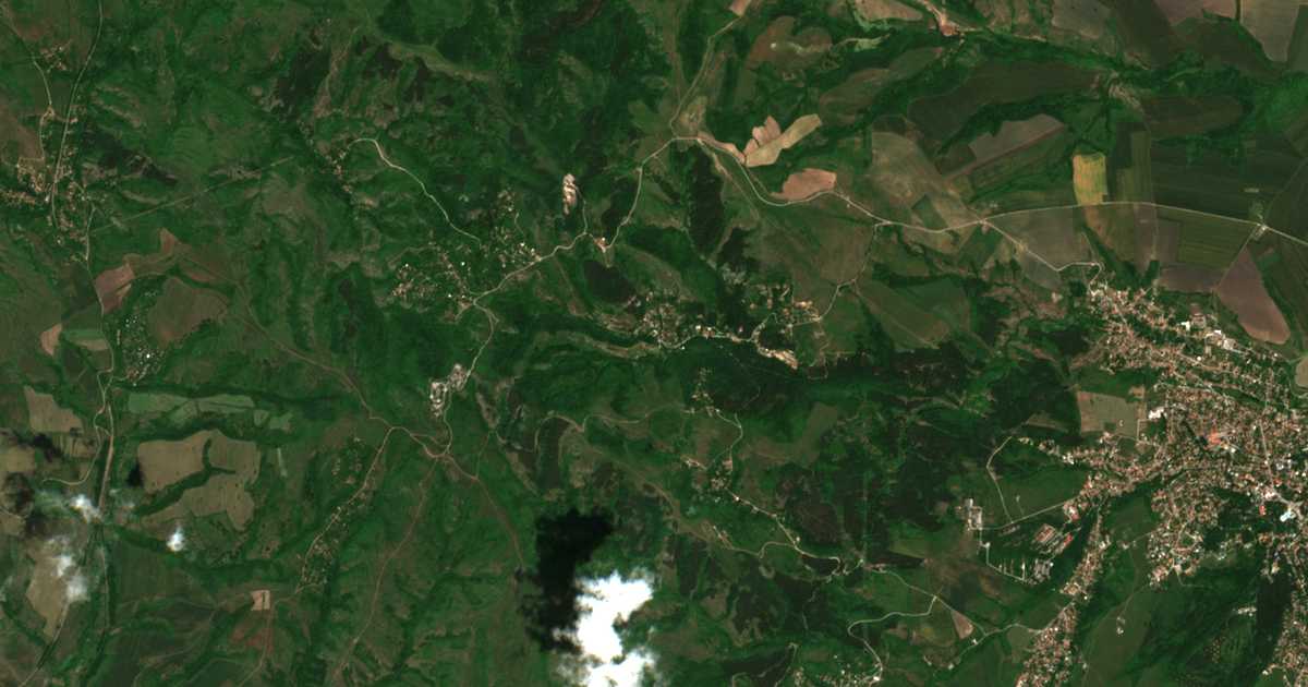 Hartă satelitară: Klisura