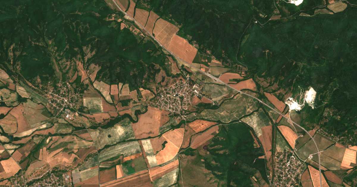 Hartă satelitară: Novačene