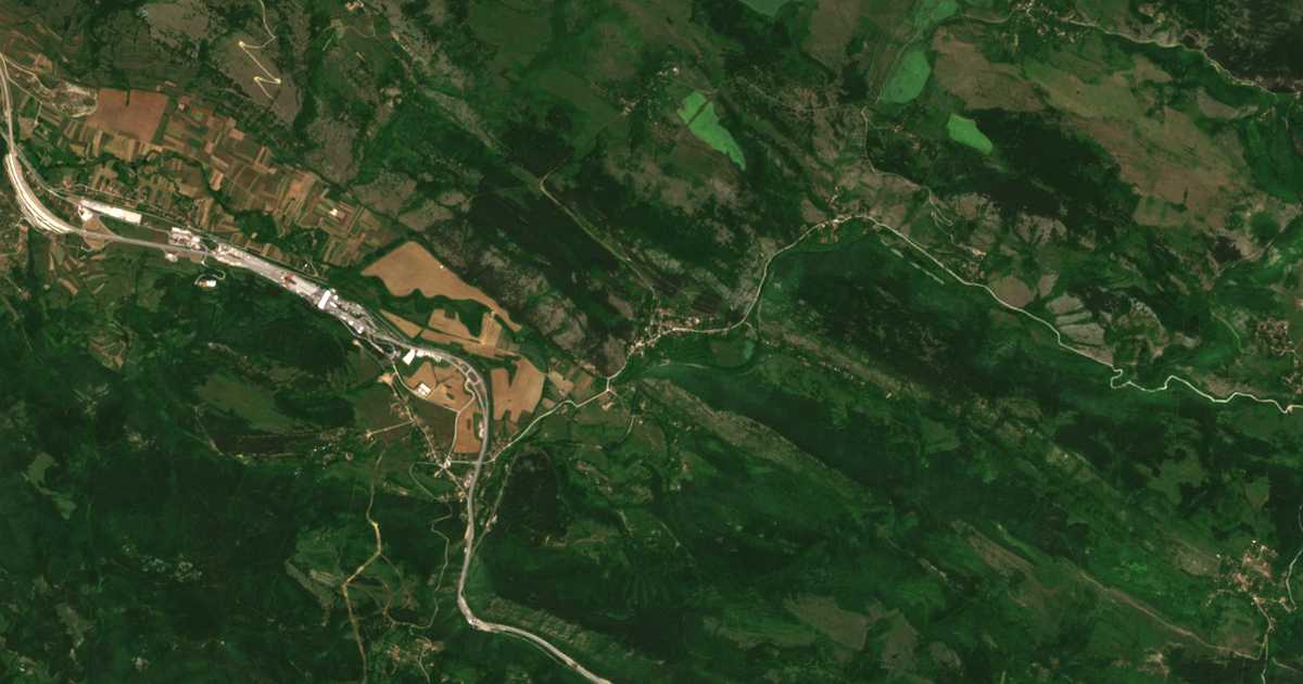 Hartă satelitară: Kalotina