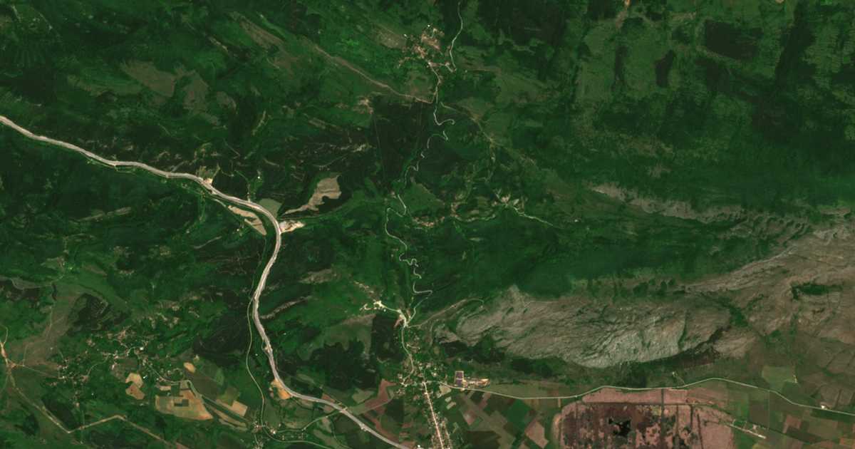 Hartă satelitară: Letnița