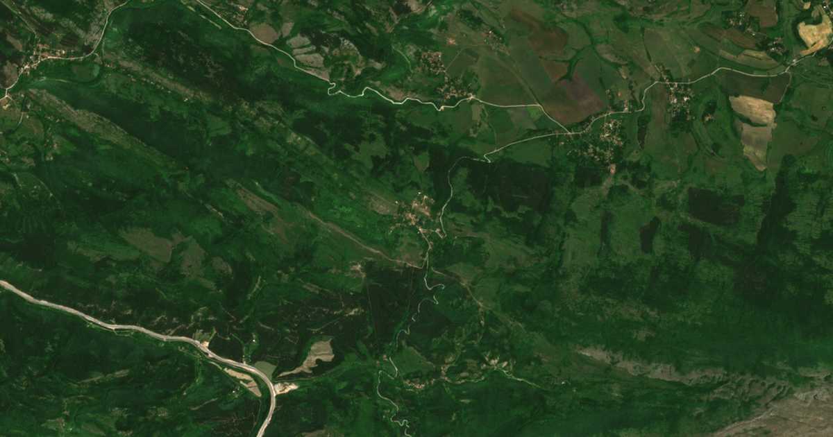 Hartă satelitară: Prekrăste