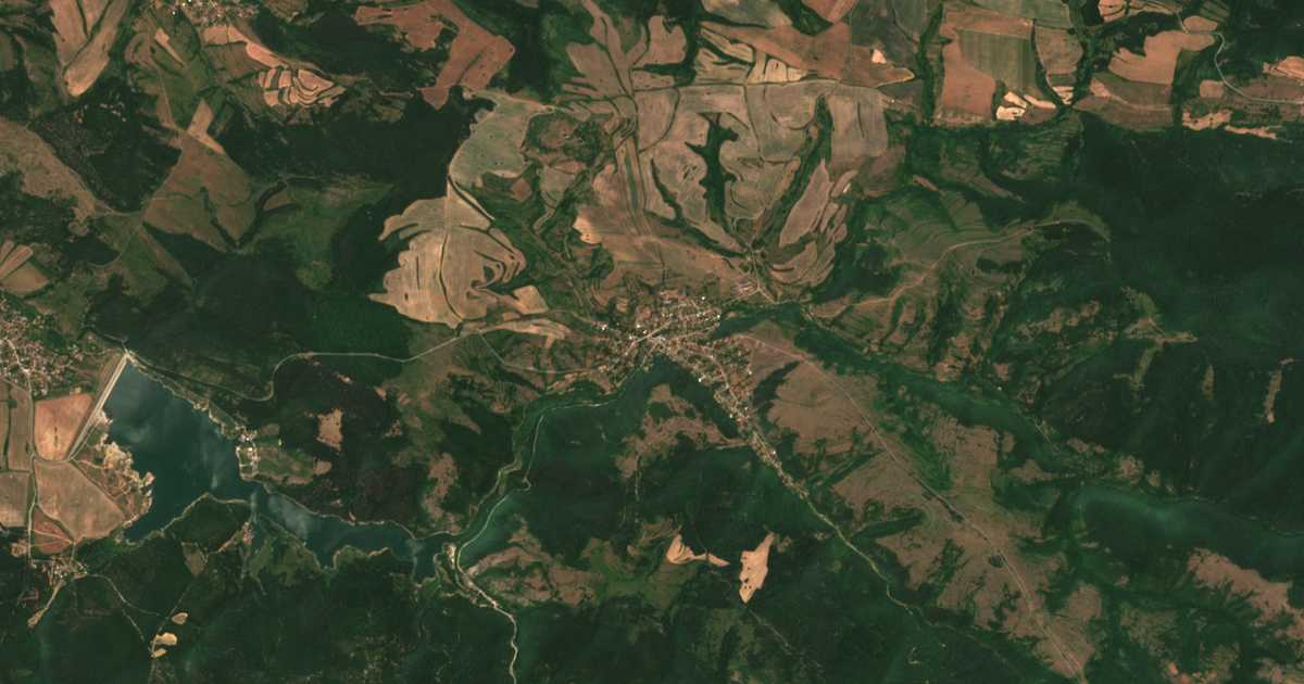 Hartă satelitară: Golema Rakovița