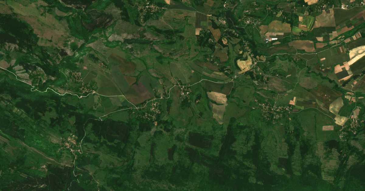 Hartă satelitară: Bukorovți