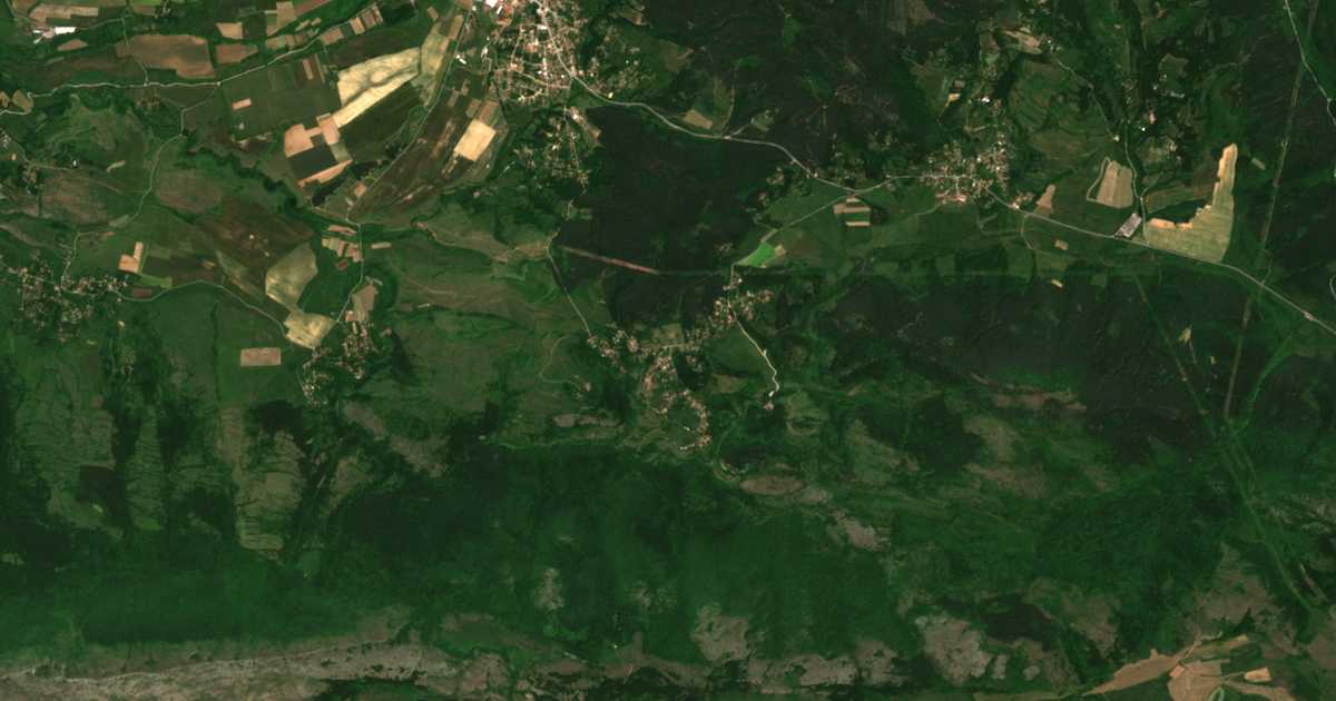 Hartă satelitară: Lopușnea