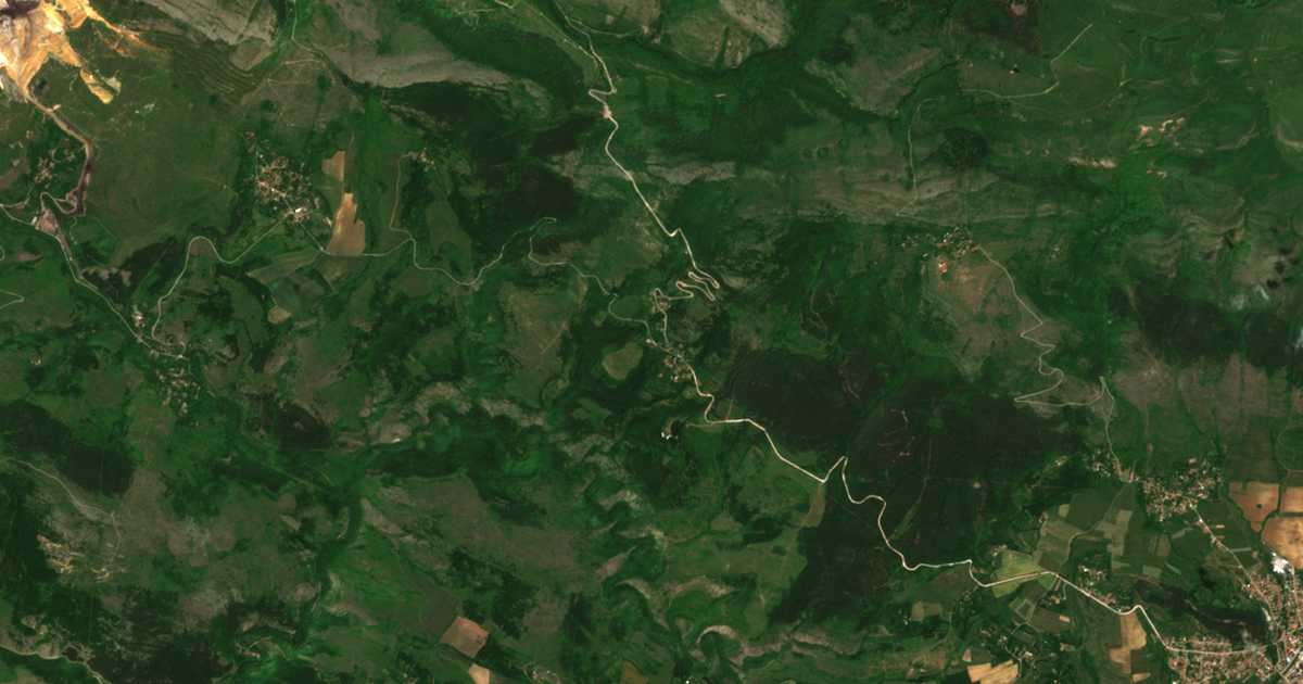 Hartă satelitară: Ropot
