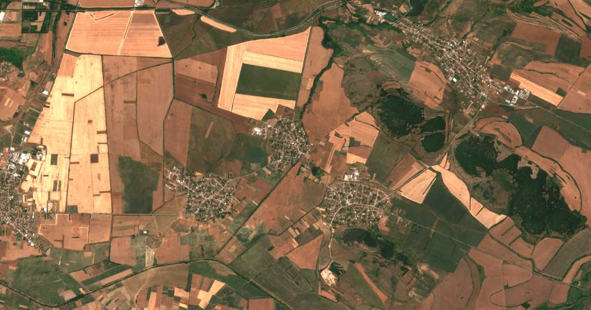 Hartă satelitară: Dolna Malina