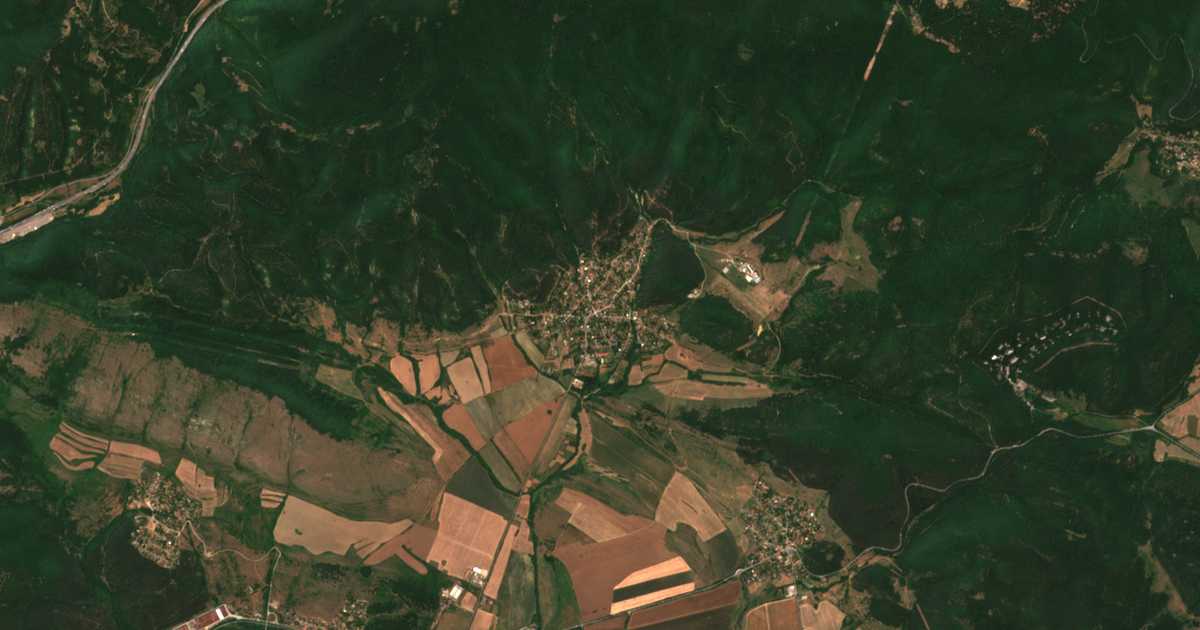 Hartă satelitară: Osoița
