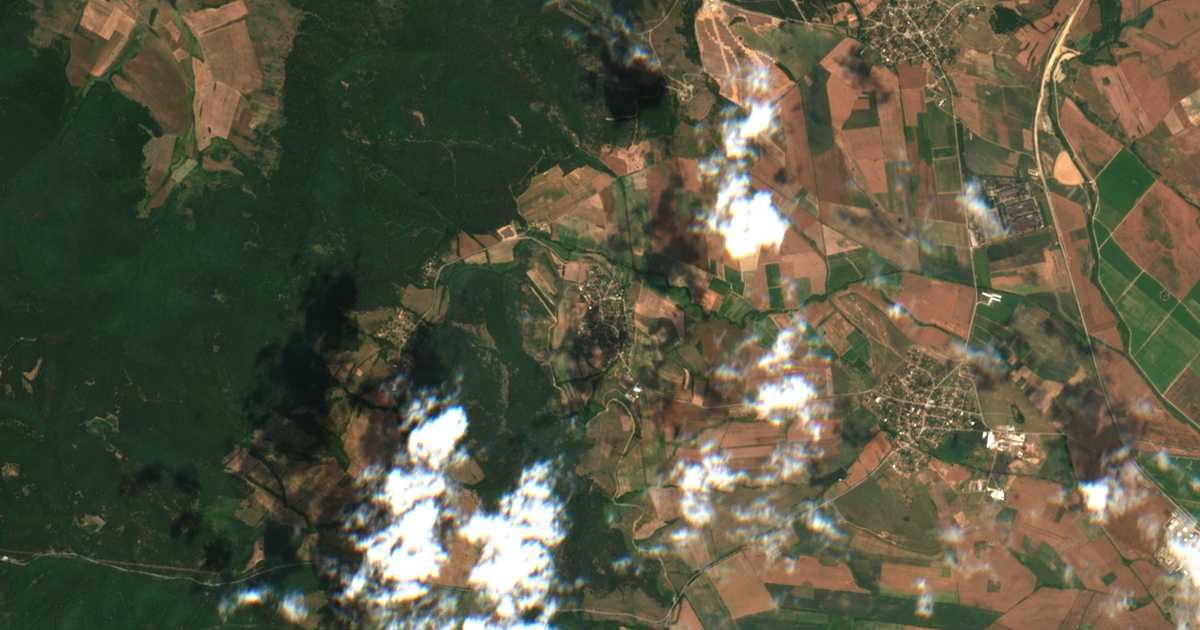 Hartă satelitară: Boerița