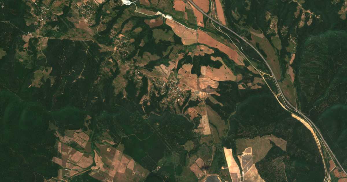 Hartă satelitară: Paunovo