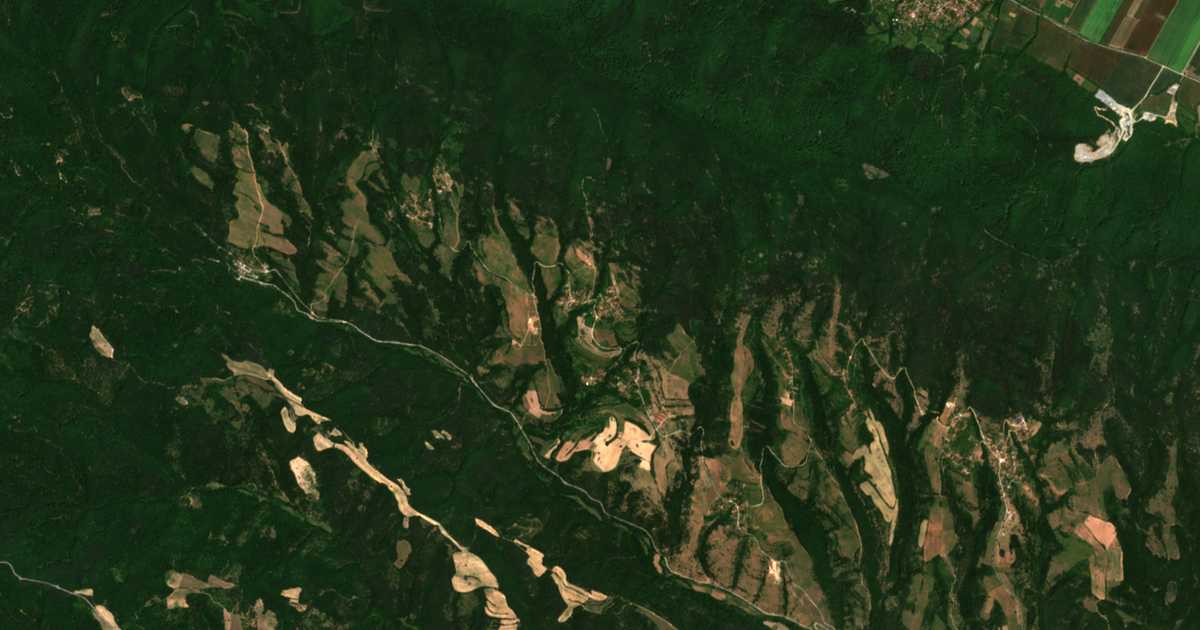 Hartă satelitară: Ociușa
