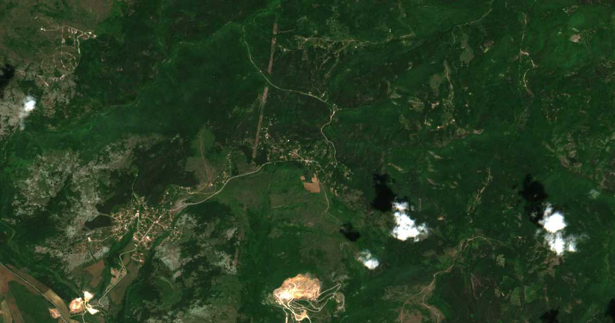 Hartă satelitară: Țaricina