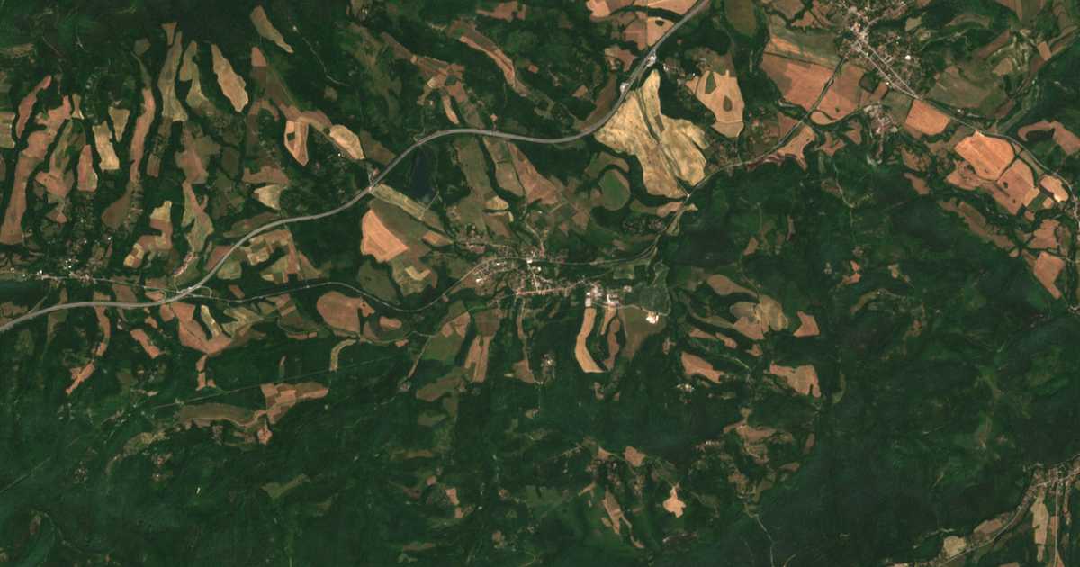 Hartă satelitară: Osikovița