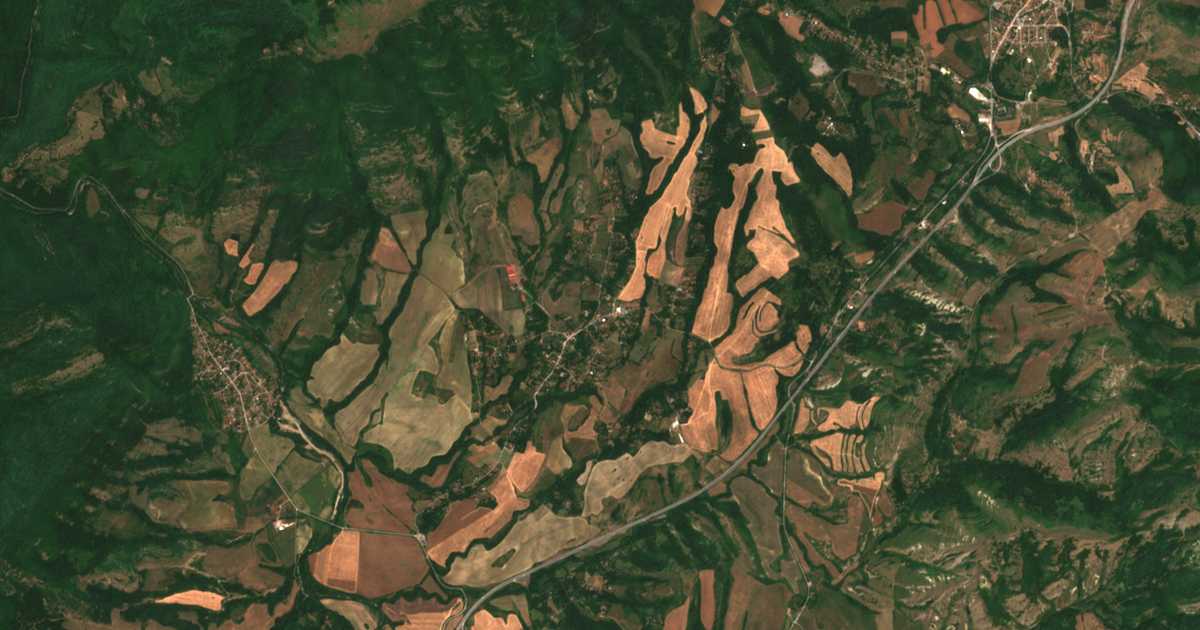 Hartă satelitară: Ravniște