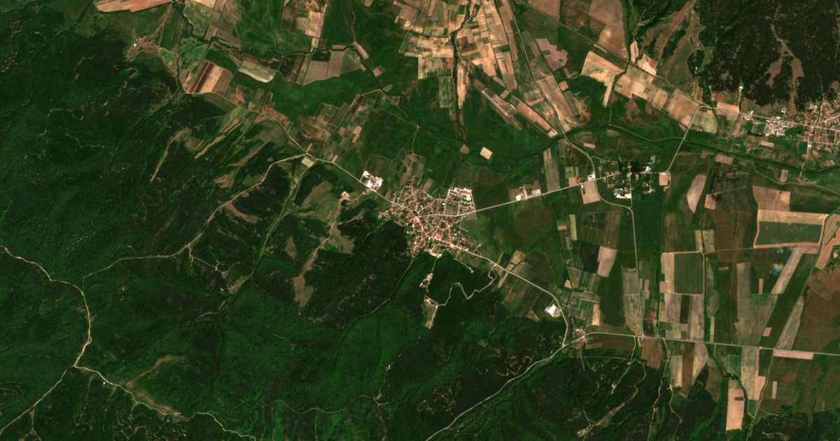 Hartă satelitară: Belcin