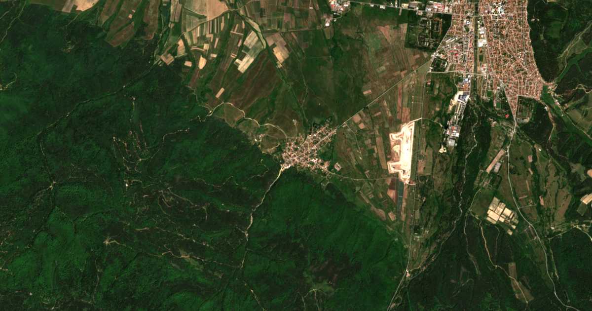 Hartă satelitară: Dospei