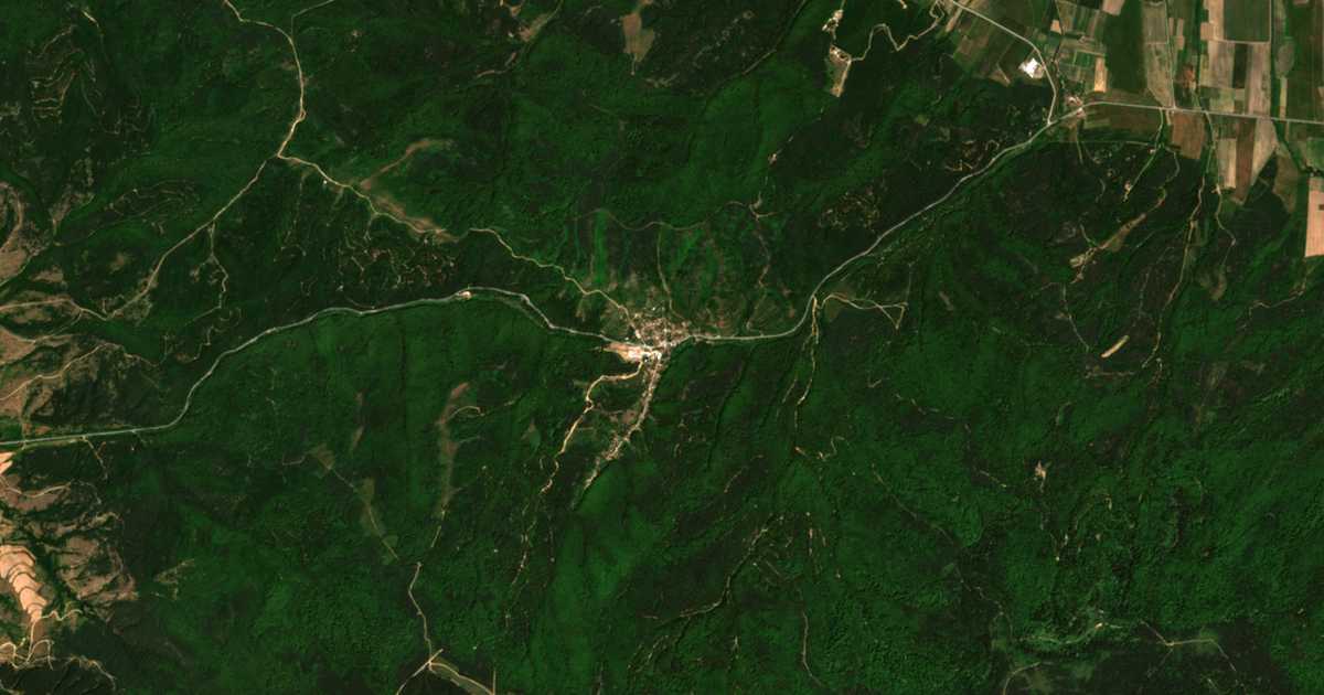 Hartă satelitară: Klisura