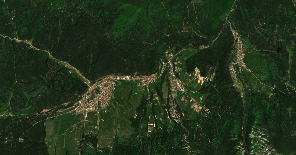 Hartă satelitară: Madjare