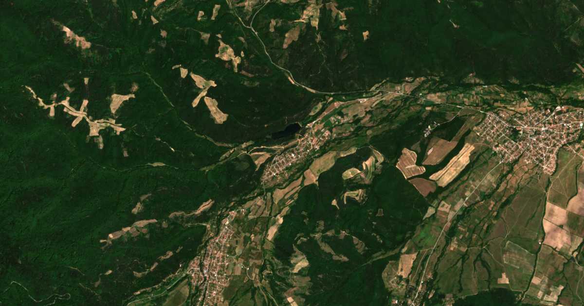 Hartă satelitară: Marița