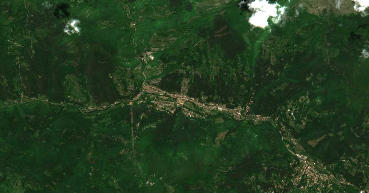 Hartă satelitară: Iskreț