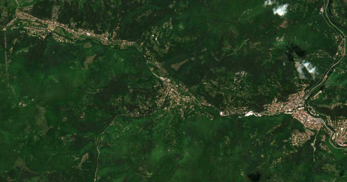 Hartă satelitară: Svidnea