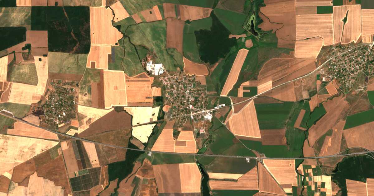 Hartă satelitară: Orizovo